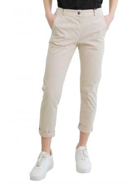 Chino senza pence in cotone